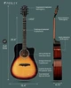 Гітара електро-акустична Fesley FD80 SB - зображення 2