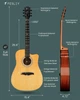 Гітара електро-акустична Fesley FD80 NT - зображення 2
