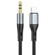 Аудіо кабель AUX Hoco UPA22 mini Jack 3.5mm - Lightning M/M Cable 1 м black - изображение 1