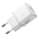 Мережевий зарядний пристрій Baseus Palm Fast Charger C+U 30W EU Moon White (P1011160A213-00) - зображення 5