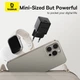 Мережевий зарядний пристрій Baseus Palm Fast Charger 1C 30W EU Cluster Black (P10111605113-00) - изображение 10