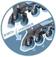 Роликовые коньки Globber 2в1 размер 30-33 серо-синие (783-200) - изображение 2