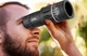 Монокуляр Bushnell 16x52 надпотужний подвійне фокусування чорний, монокуляр регульований ударостійкий з скла та пластика з чохлом (sp645679) - зображення 3