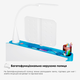 Комплект Evo-kids (стілець+стіл+полиця+лампа) Evo-17 BL Ergo (арт. Evo-17 BL Ergo) Блакитний - изображение 10