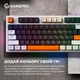 Ігрова клавіатура GamePro MK180W Hot-Swap Red Swich, RGB підсвічуання, USB White/Black - зображення 9