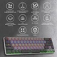 Клавиатура беспроводная GamePro MK122R Red Swich Low, Dark Gray - изображение 7