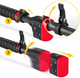 Турнік розсувний 4FIZJO PRO 72-110 см Black/Red (P-5907739313263) - зображення 6