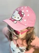 Кепка спортивная Бейсболка Hello Kitty для девочки 2-6 Лет розовая с котёнком 48-54 см (II) 33860 - изображение 2