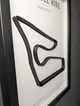 Объемная Рамка с 3D Трассой Red Bull Ring Circuit / Spielberg, Styria, Austria / Ред Булл Ринг в Масштабе 1:40 000 Black Matte / Frame 32x23x3 - изображение 7