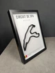 Об'ємна Рамка з 3D Трасою Circuit de Spa-Francorchamps / Stavelot, Belgium / Спа-Франкоршам в Масштабі 1:40 000 Black Matte / Frame 32x23x3 - зображення 12