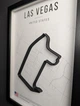 Об'ємна Рамка з 3D Трасою LAS VEGAS Circuit (Las Vegas Street Circuit) / Las Vegas (Nevada) United States / Лас-Вегас в Масштабі 1:40 000 Black Matte / Frame 32x23x3 - зображення 9