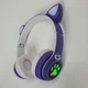 Наушники Bluetooth УШКИ CATear LED беспроводные RGB VZV-23M KTR-321-Blue - изображение 6