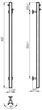 Электрический полотенцесушитель HEATPRO Eliza 900x30 (Черный.) ( AH-EZ90030EUB ) - изображение 3