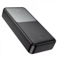 Повербанк Hoco J136A (20000 mAh, Type-C, USB-A, Micro-USB, 22.5W, PD20W, LED-дисплей, швидка зарядка) - Чорний - зображення 3