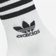 Набор мужских носков высоких хлопковых Adidas IL5023 46-48 3 пары Белый/Серый/Черный (4066762038428) - изображение 6