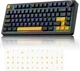 Клавиатура беспроводная AULA F75+ наклейки укр раскладки, игровая,RGB подсветка,Hot Swap,3 режима подключения,80 клавиш, 75% от макета, механическая - изображение 2