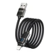 Зарядний кабель USB-Lightning для iPhone / Провід шнур Юсб Лайтнінг для зарядки айфона Apple пристроїв 1,2м Black UL1 - зображення 4
