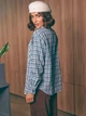 Сорочка жіноча Seventeen 2255.6282 2XL-3XL Блакитна в клітку (Sev2000000203126) - зображення 4