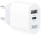Сетевое зарядное устройство для XO L97 (1Type-C/1USB/2.4A) + USB - MicroUSB White (XO-L97-MC) - изображение 3