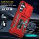 Ударостійкий чохол Camshield Army Ring для Samsung Galaxy A36 5G / A56 5G (Червоний / Red) - изображение 2