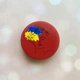 Держатель для смартфона / планшета попсокет Popsocket Красный :: Украинка Арт (принт 3) - изображение 1
