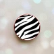 Держатель для смартфона / планшета попсокет Popsocket Красный :: Зебра фон (принт 92) - изображение 1