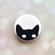 Держатель для смартфона / планшета попсокет Popsocket Белый :: Котик (принт 119) - изображение 1