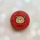 Держатель для смартфона / планшета попсокет Popsocket Красный :: Мишка (принт 76) - изображение 1
