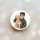 Держатель для смартфона / планшета попсокет Popsocket Белый :: Подарок Победа (принт 178) - изображение 1