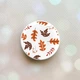 Держатель для смартфона / планшета попсокет Popsocket Белый :: Осенние листья (принт 107) - изображение 1