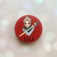 Держатель для смартфона / планшета попсокет Popsocket Красный :: Украинская защитница (принт 170) - изображение 1