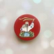 Держатель для смартфона / планшета попсокет Popsocket Красный :: Девушка с лентой (принт 17) - изображение 1