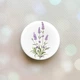 Держатель для смартфона / планшета попсокет Popsocket Белый :: Веточки лаванды (принт 266) - изображение 1