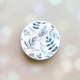 Держатель для смартфона / планшета попсокет Popsocket Белый :: Растительный фон (принт 276) - изображение 1
