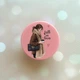 Держатель для смартфона / планшета попсокет Popsocket Розовый :: Девушка с кофе (принт 112) - изображение 1