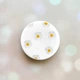 Держатель для смартфона / планшета попсокет Popsocket Белый :: Фон ромашки (принт 41) - изображение 1