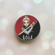 Держатель для смартфона / планшета попсокет Popsocket Серый :: Украинская защитница (принт 171) - изображение 1