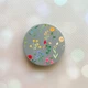 Держатель для смартфона / планшета попсокет Popsocket Серый :: Цветочный фон (принт 269) - изображение 1
