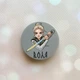 Держатель для смартфона / планшета попсокет Popsocket Серый :: Украинская защитница (принт 170) - изображение 1