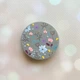 Держатель для смартфона / планшета попсокет Popsocket Серый :: Цветочный фон (принт 267) - изображение 1