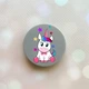 Держатель для смартфона / планшета попсокет Popsocket Серый :: Единорог (принт 102) - изображение 1
