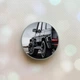 Держатель для смартфона / планшета попсокет Popsocket Серый :: Авто черное (принт 235) - изображение 1