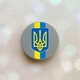 Держатель для смартфона / планшета попсокет Popsocket Серый :: Лента. Украина (принт 253) - изображение 1