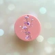 Тримач для смартфона / планшета попсокет Popsocket Рожевий :: Гілочка квітів (принт 278) - зображення 1
