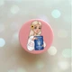 Держатель для смартфона / планшета попсокет Popsocket Розовый :: Девушка с паспортом (принт 13) - изображение 1
