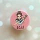 Держатель для смартфона / планшета попсокет Popsocket Розовый :: Украинская защитница (принт 169) - изображение 1