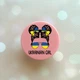 Держатель для смартфона / планшета попсокет Popsocket Розовый :: Украинская девушка (принт 113) - изображение 1