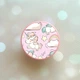 Держатель для смартфона / планшета попсокет Popsocket Розовый :: Единороги (принт 106) - изображение 1