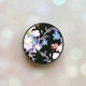 Держатель для смартфона / планшета попсокет Popsocket Черный :: Цветочный рисунок (принт 272) - изображение 1