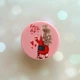 Держатель для смартфона / планшета попсокет Popsocket Розовый :: Девушка с кофе (принт 137) - изображение 1